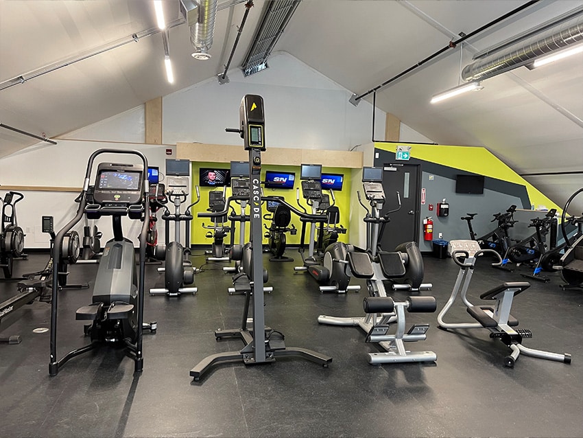 Sprung Fabric Building - employee work out facility