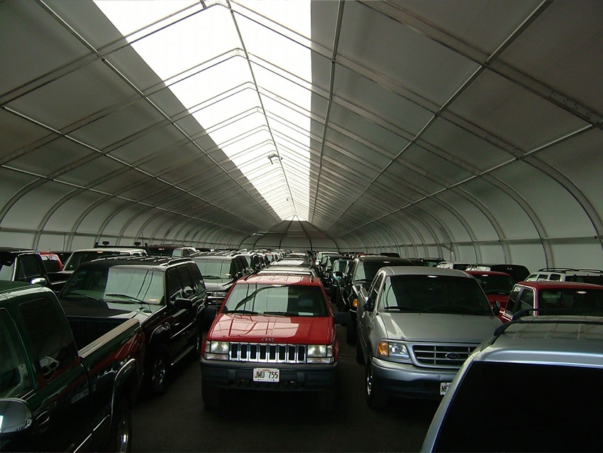 Pasha logistics and warehousing fabric structures.