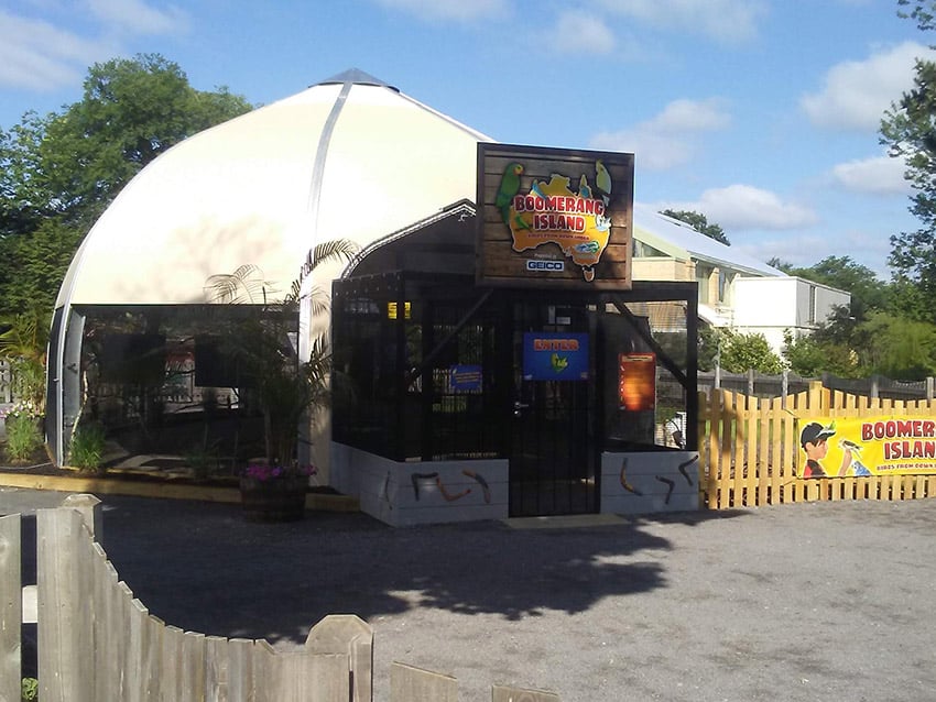 Fabric Building Sprung Structure - Bird Aviary