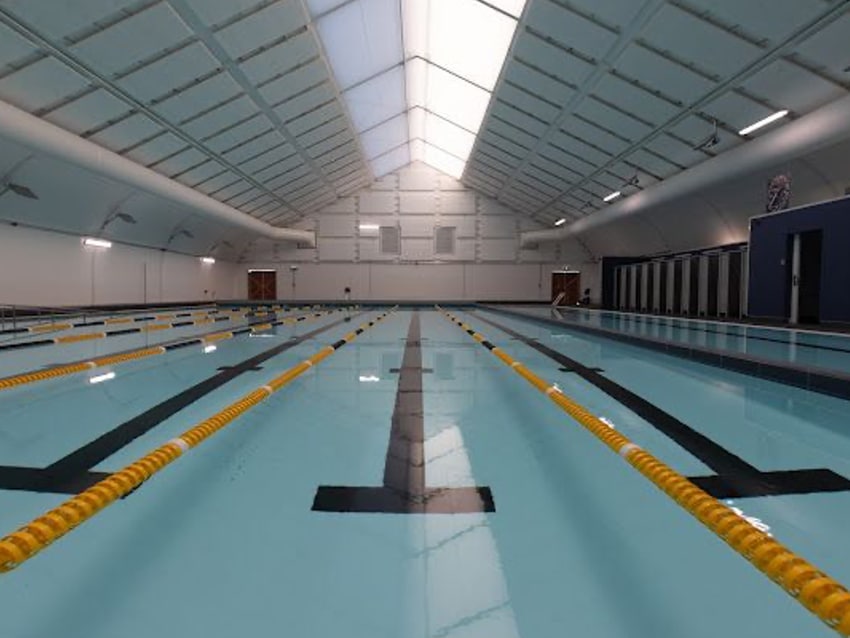 Sprung Fabric Structures - corrosion resistant aluminum sub structure pool